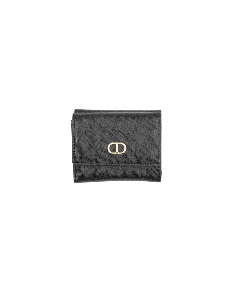Twin-Set Kleinlederwaren - Brieftaschenauf YOOX.COM Schwarz