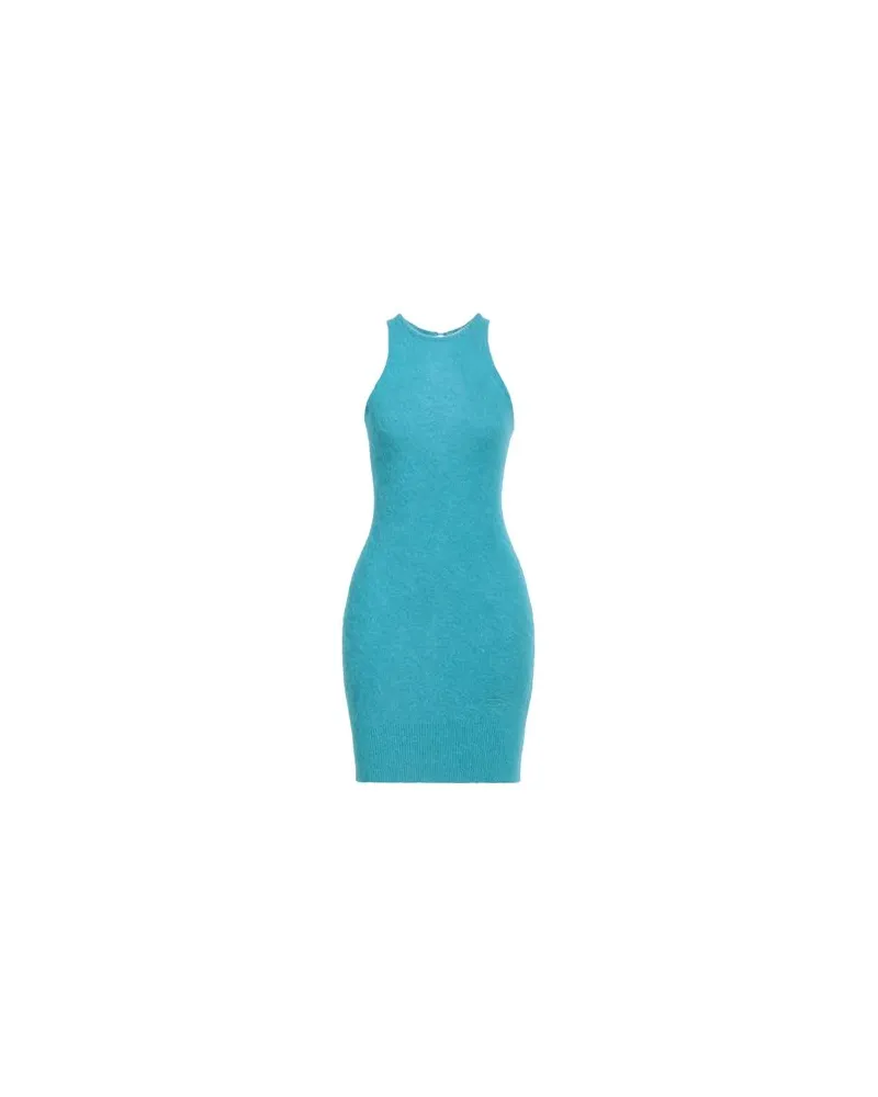 Ganni KLEIDER - Mini-Kleiderauf YOOX.COM Azurblau