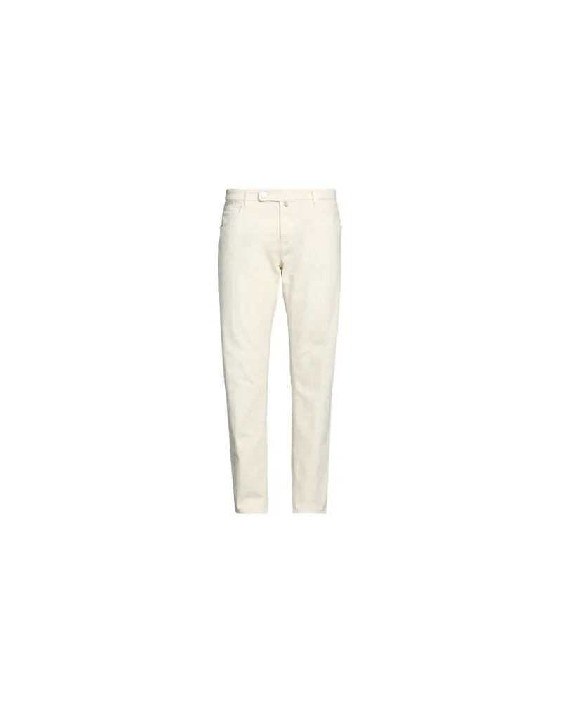 Incotex BLUE DIVISION - HOSEN & RÖCKE - Jeanshosenauf YOOX.COM Cremeweiß