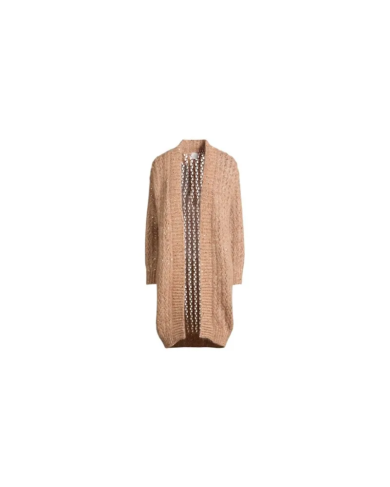 Eleventy STRICKWAREN - Strickjackenauf YOOX.COM Kamel