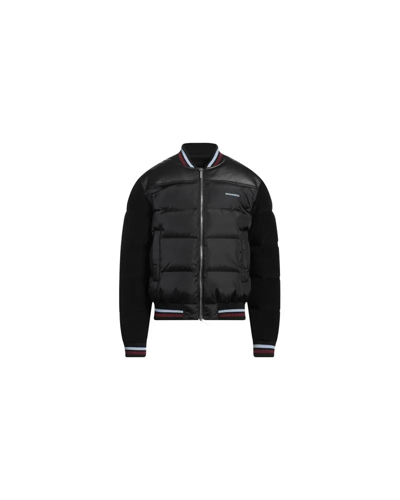 Dsquared2 JACKEN & MÄNTEL - Pufferjacken & Daunenjackenauf YOOX.COM Schwarz