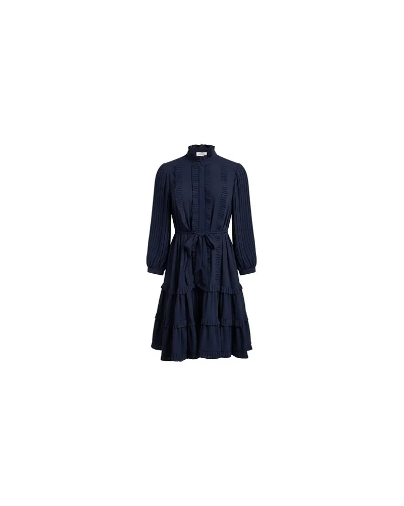 MEIMEIJ KLEIDER - Mini-Kleiderauf YOOX.COM Nachtblau