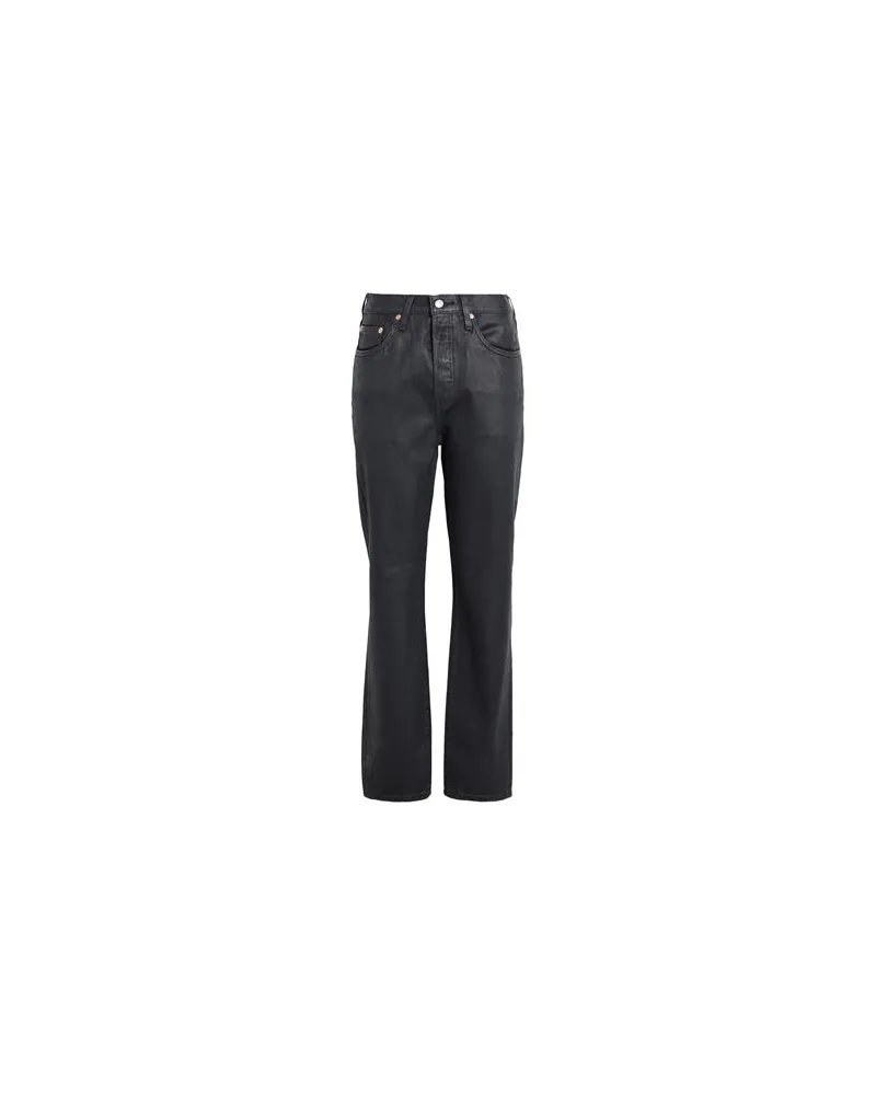 Levi's 501® WAX COATED BLACKS - HOSEN & RÖCKE - Jeanshosenauf YOOX.COM Schwarz
