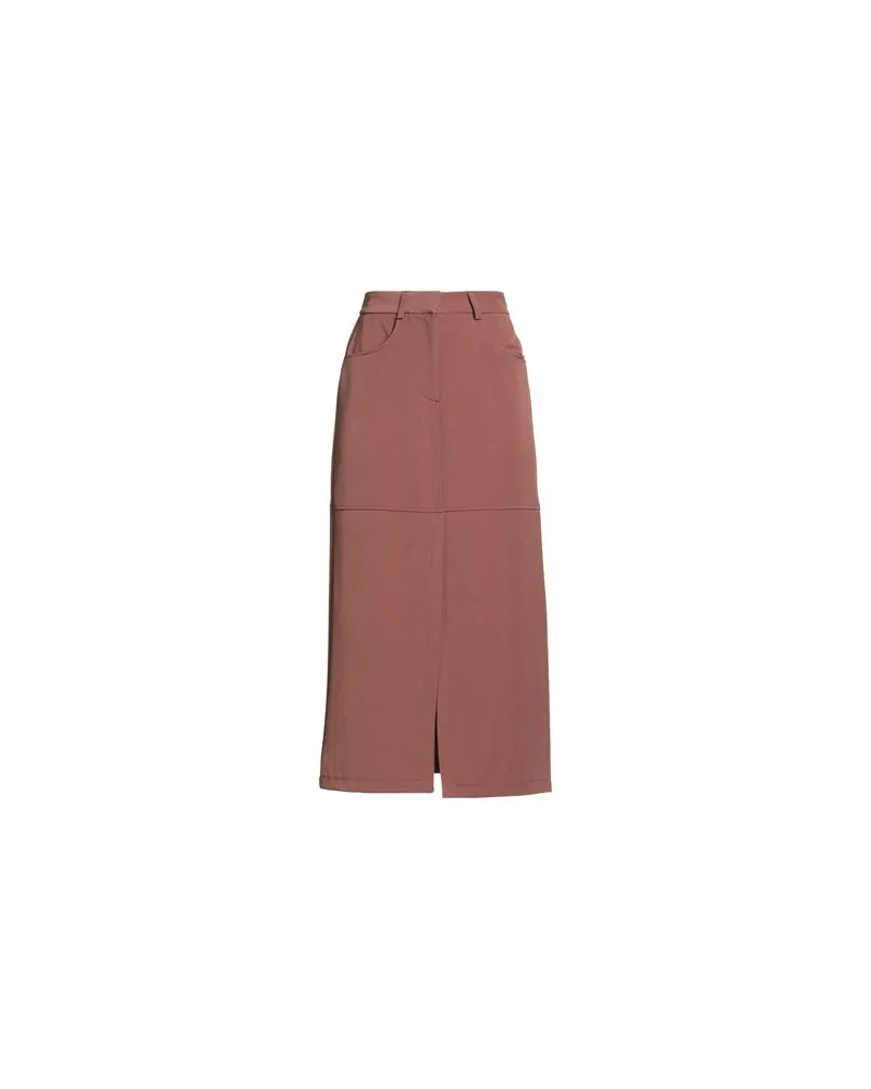 Raffaela D'Angelo HOSEN & RÖCKE - Midi-Röckeauf YOOX.COM Braun