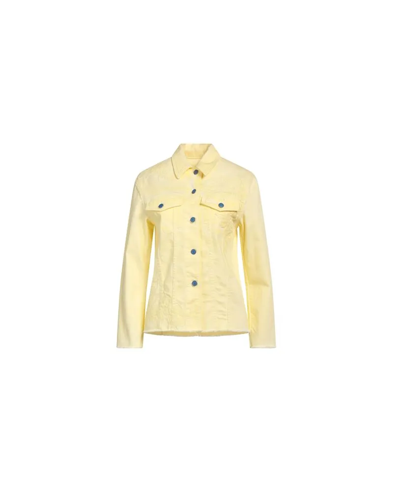 Ermanno Scervino JACKEN & MÄNTEL - Jeansjacken/Mäntelauf YOOX.COM Pastellgelb