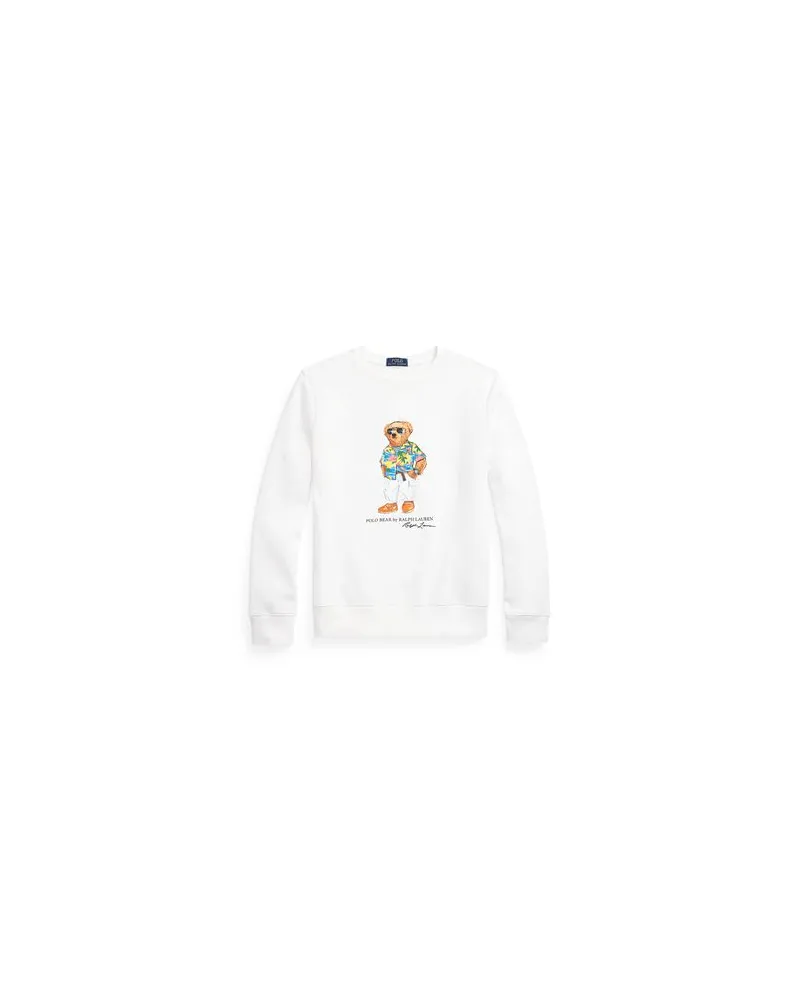 Ralph Lauren POLO BEAR FLEECE SWEATSHIRT  - TOPS - Sweatshirtsauf YOOX.COM Weiß