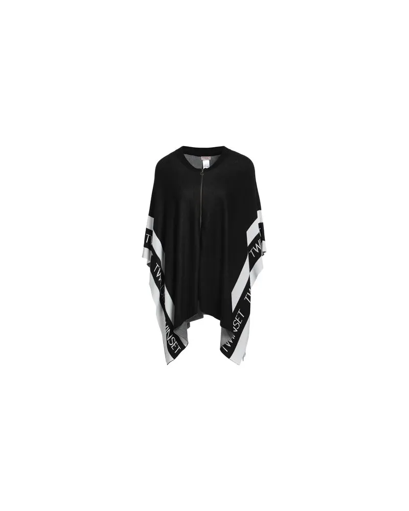 Twin-Set JACKEN & MÄNTEL - Capesauf YOOX.COM Schwarz