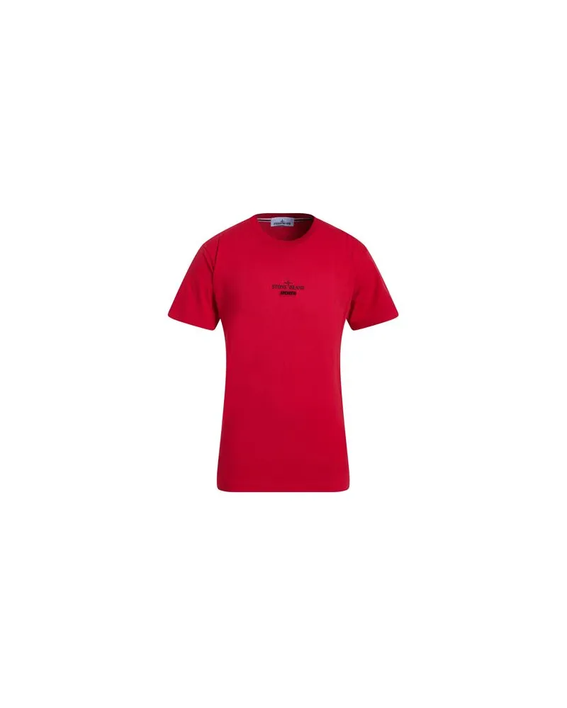 Stone Island TOPS - T-shirtsauf YOOX.COM Rot