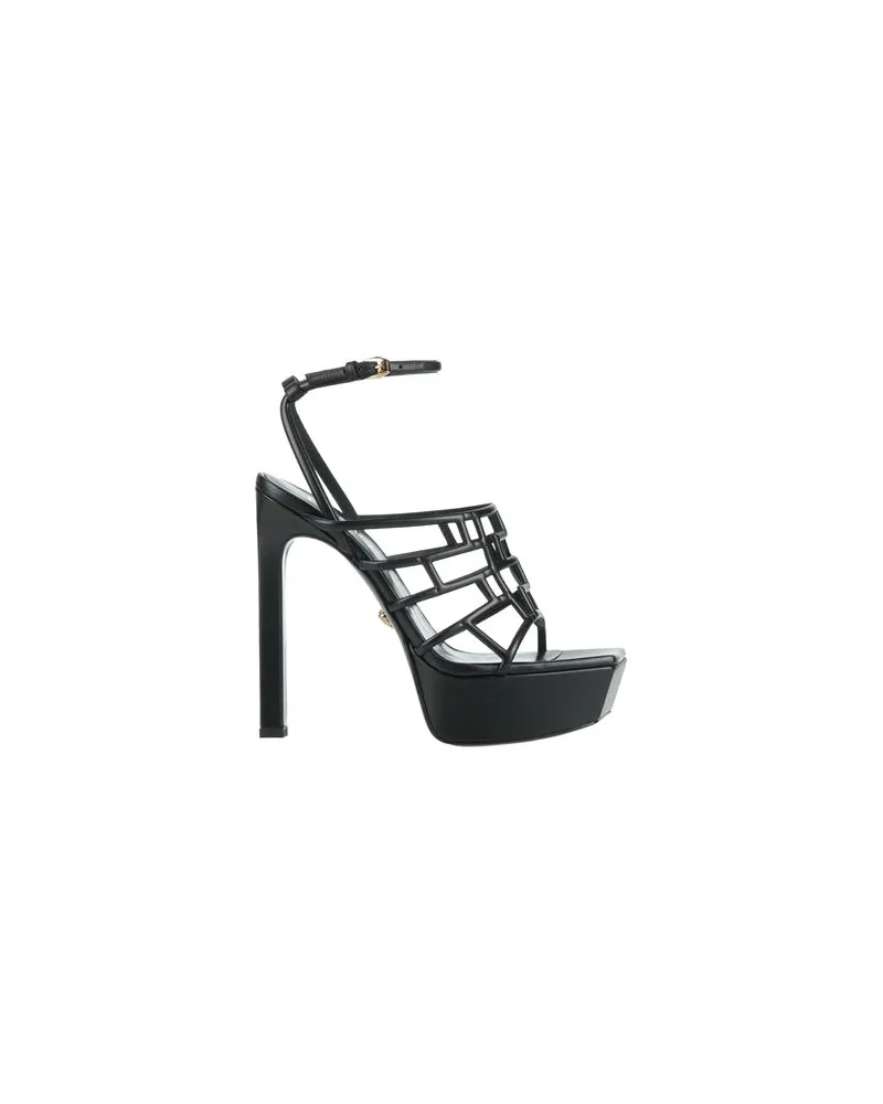 Versace SCHUHE - Sandalenauf YOOX.COM Schwarz