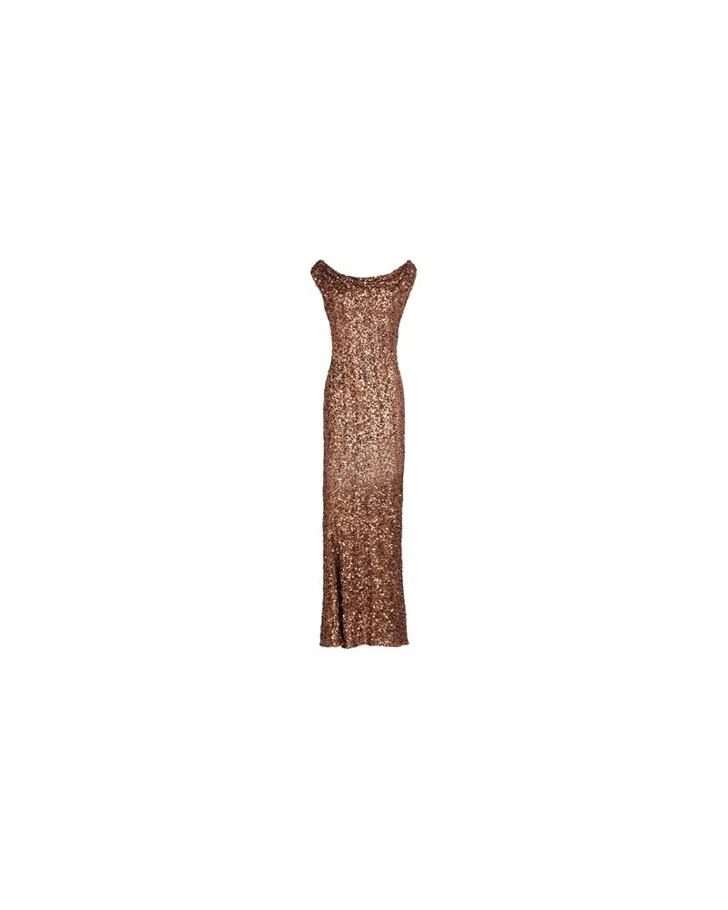 Vivienne Westwood KLEIDER - Maxi-Kleiderauf YOOX.COM Bronze