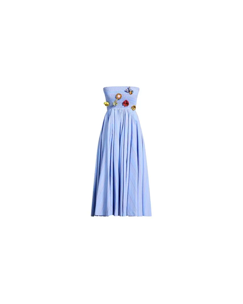 Mira Mikati KLEIDER - Midi-Kleiderauf YOOX.COM Azurblau