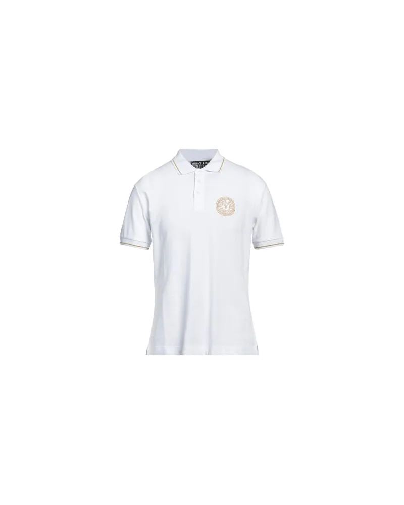 Versace Jeans TOPS - Poloshirtsauf YOOX.COM Weiß