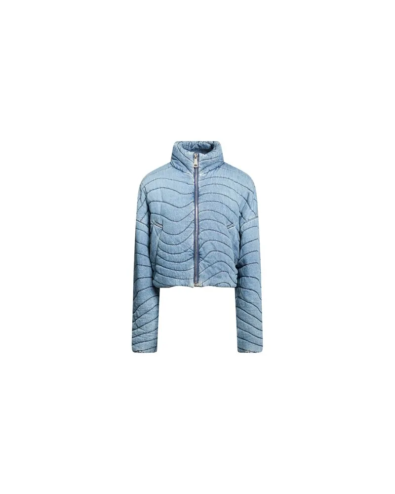 KHRISJOY JACKEN & MÄNTEL - Jeansjacken/Mäntelauf YOOX.COM Blau