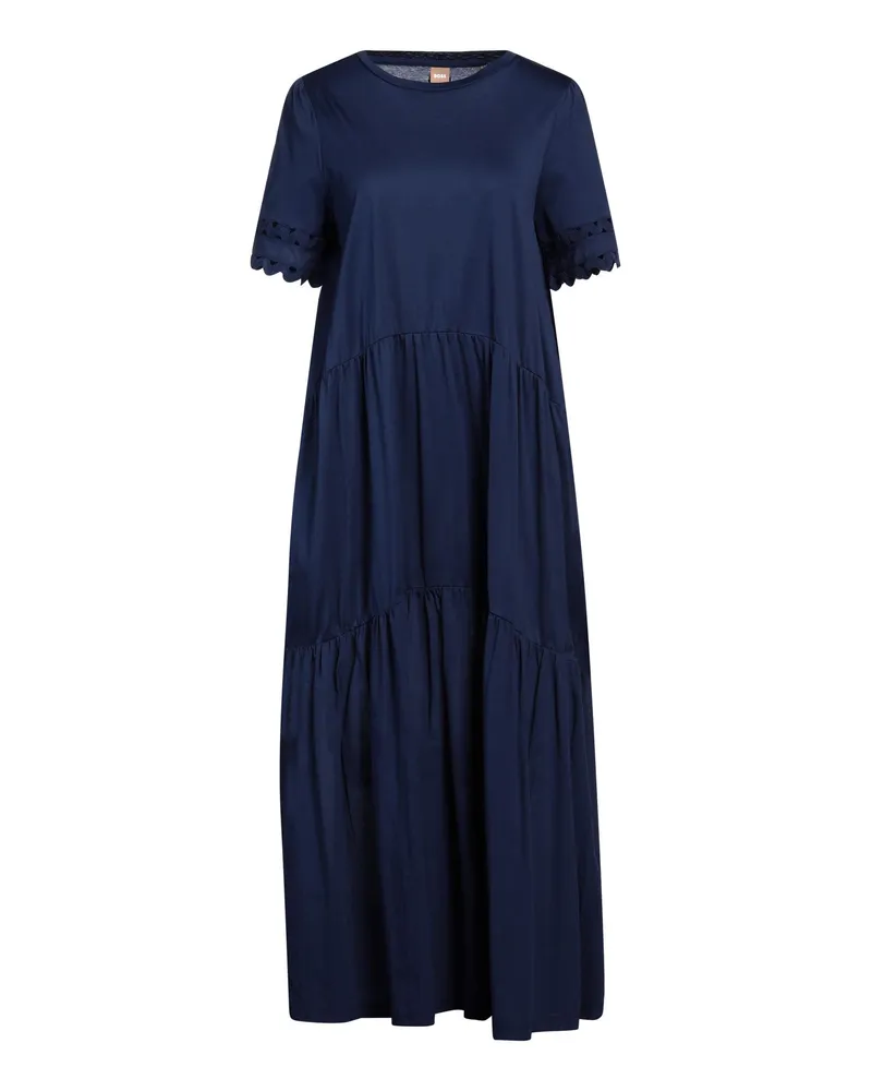 HUGO BOSS Maxi-Kleid Marineblau