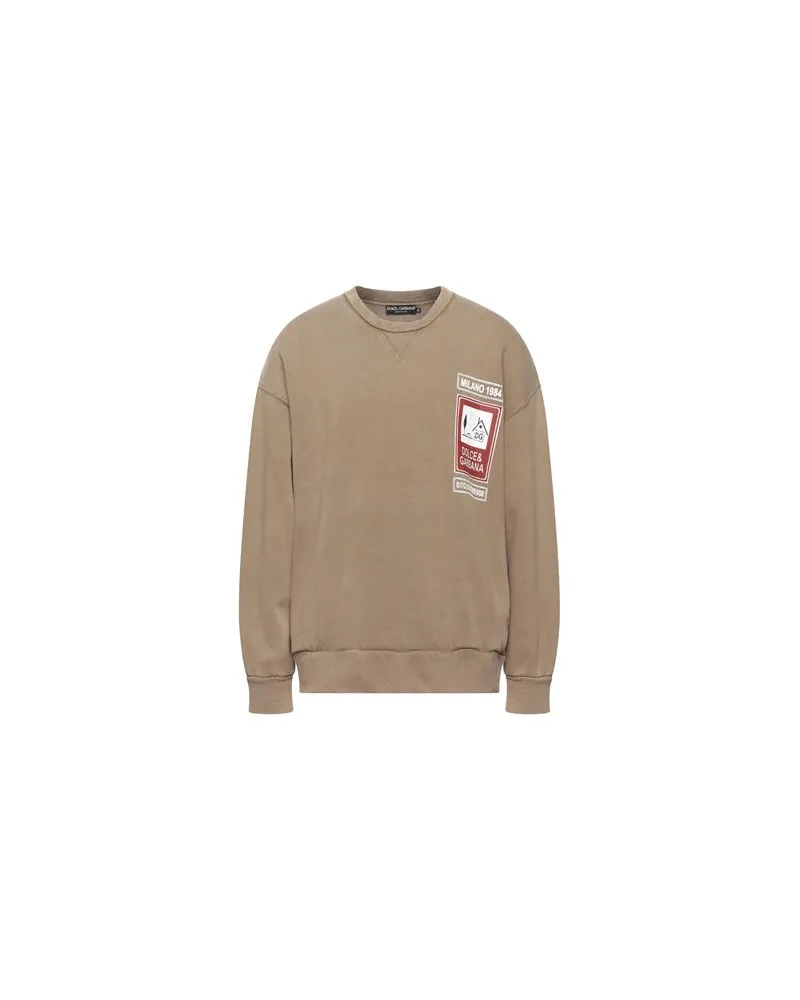 Dolce & Gabbana TOPS - Sweatshirtsauf YOOX.COM Khaki