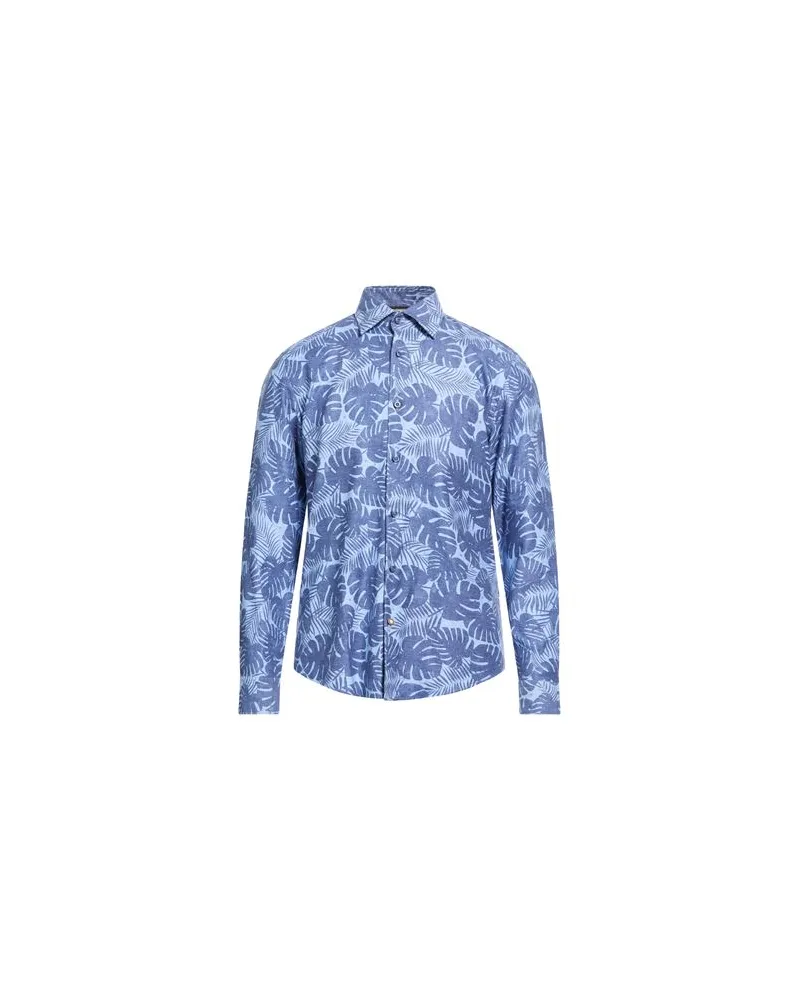 HUGO BOSS TOPS - Hemdenauf YOOX.COM Azurblau