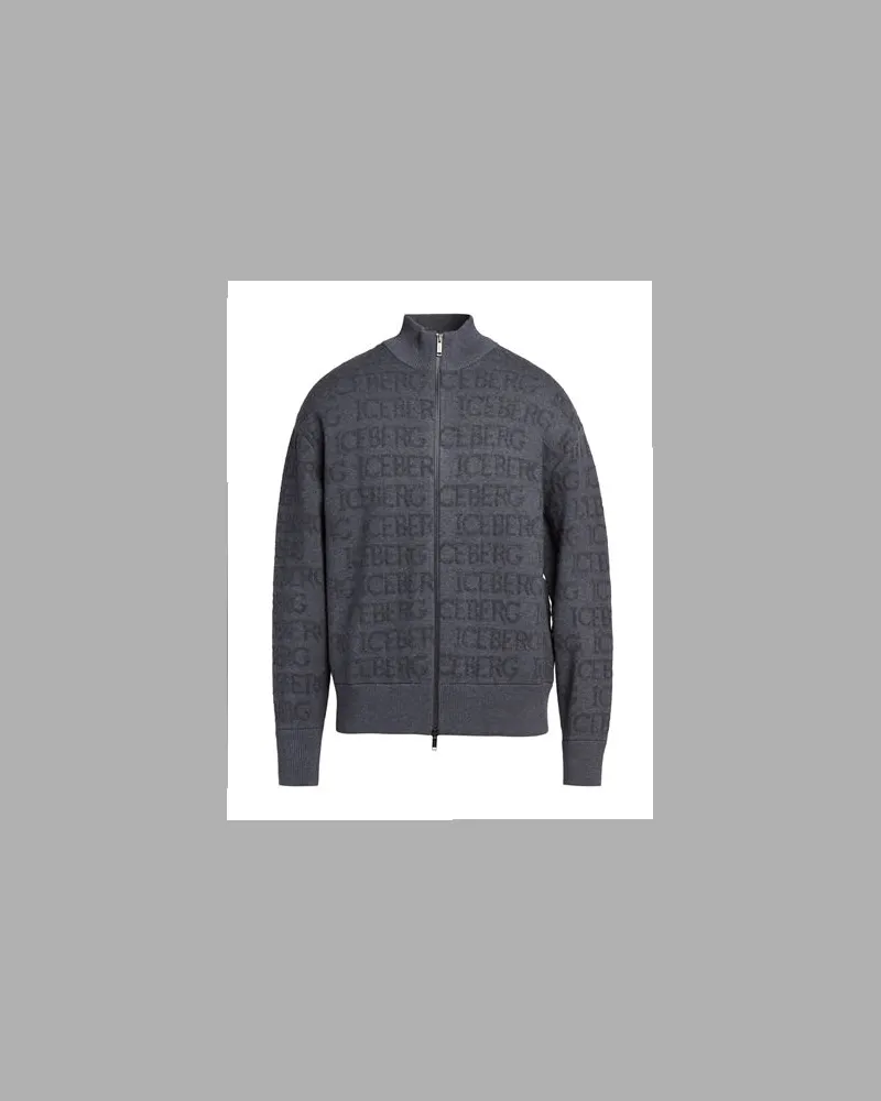 Iceberg STRICKWAREN - Strickjackenauf YOOX.COM Grau