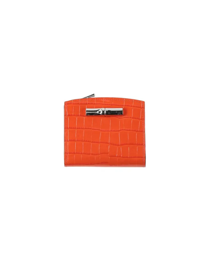 Longchamp Kleinlederwaren - Brieftaschenauf YOOX.COM Orange