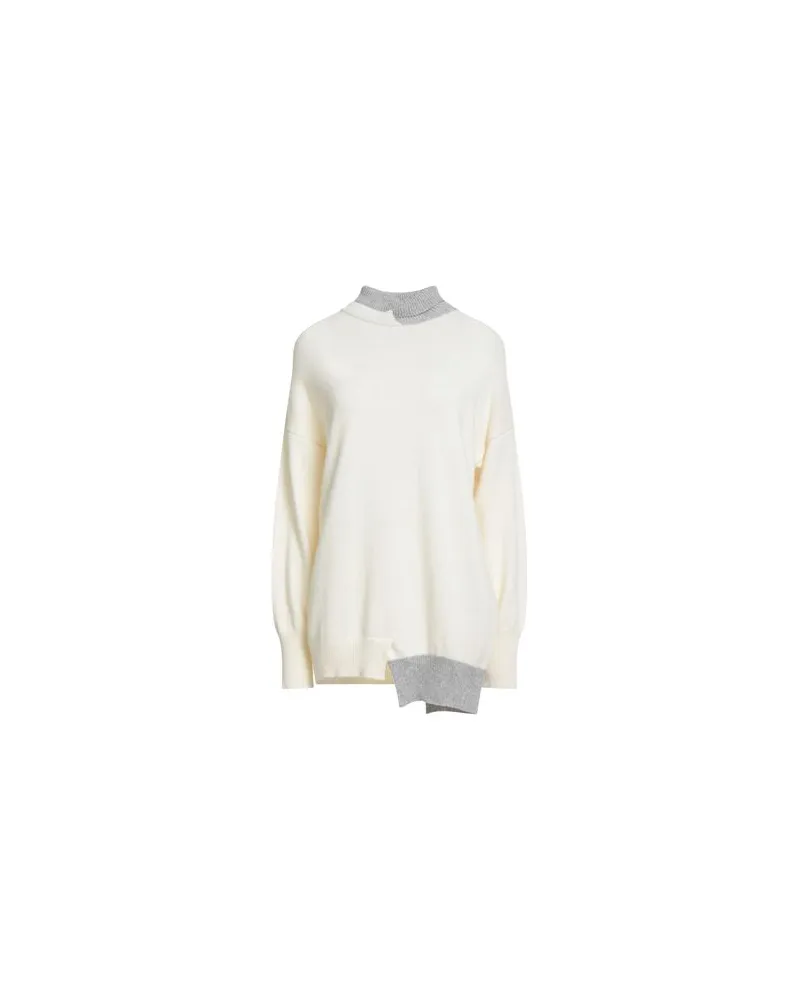 N.O.W. Andrea Rosati Cashmere STRICKWAREN - Rollkragenpulloverauf YOOX.COM Cremeweiß