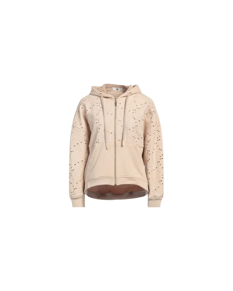 Twin-Set TOPS - Sweatshirtsauf YOOX.COM Beige