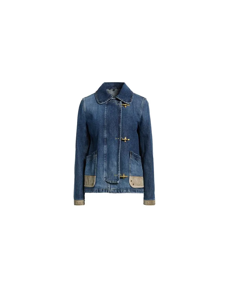 Fay JACKEN & MÄNTEL - Jeansjacken/Mäntelauf YOOX.COM Blau
