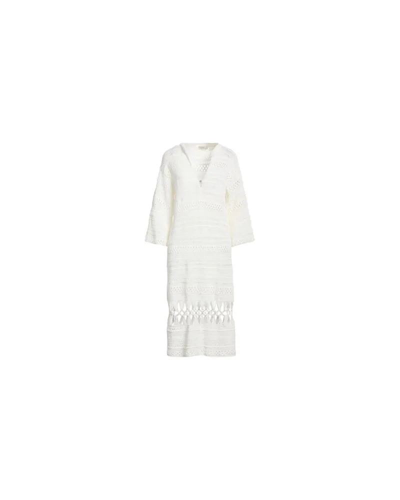 AGNONA KLEIDER - Midi-Kleiderauf YOOX.COM Weiß
