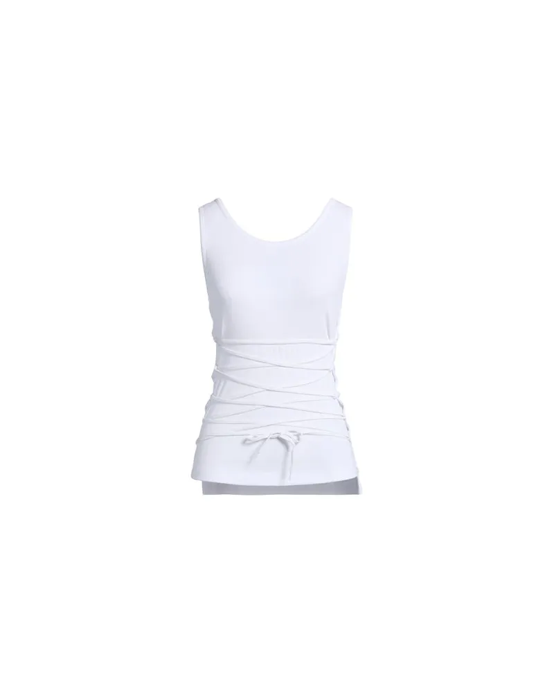 Moschino TOPS - Tank Topsauf YOOX.COM Weiß
