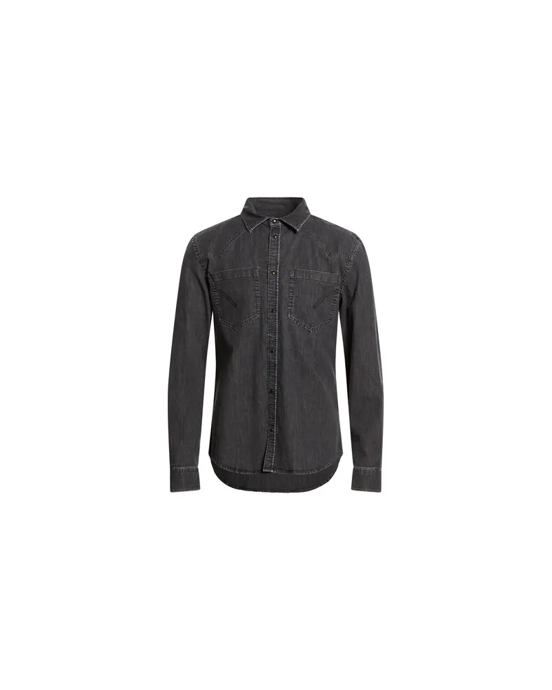 Dondup TOPS - Jeanshemdenauf YOOX.COM Schwarz
