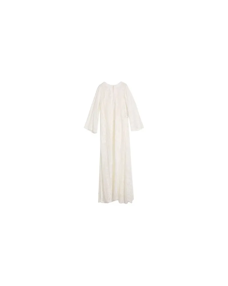 Dolce & Gabbana KLEIDER - Maxi-Kleiderauf YOOX.COM Weiß