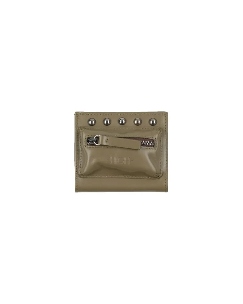 HIGH USE - Kleinlederwaren - Brieftaschenauf YOOX.COM Khaki