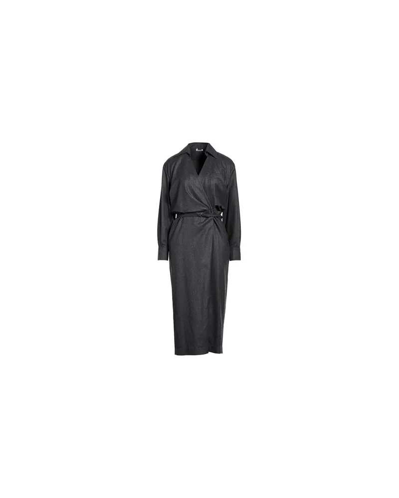 Brunello Cucinelli KLEIDER - Midi-Kleiderauf YOOX.COM Braungrau