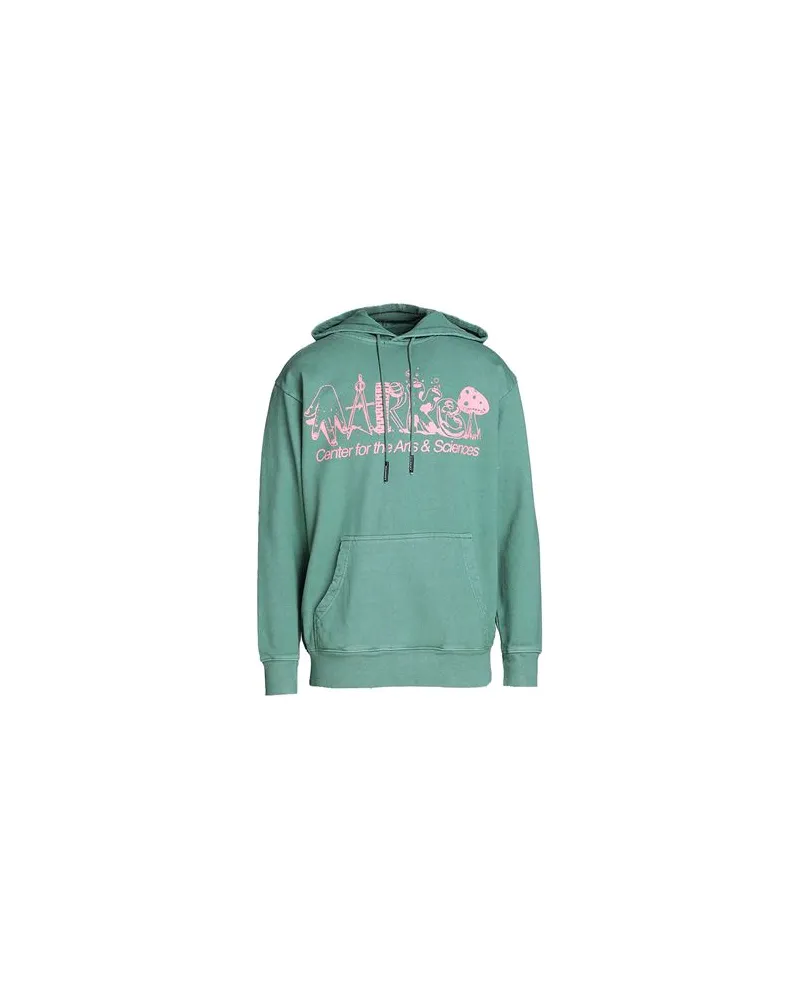 Market SMILEY ARTS & SCIENCES HOODIE  - TOPS - Sweatshirtsauf YOOX.COM Salbeigrün
