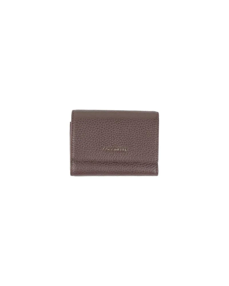 Coccinelle Kleinlederwaren - Brieftaschenauf YOOX.COM Schokobraun