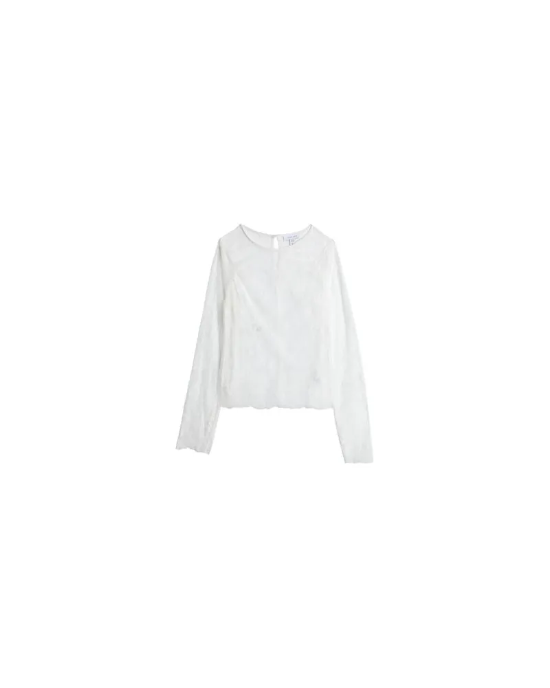 Topshop TOPS - Topsauf YOOX.COM Weiß