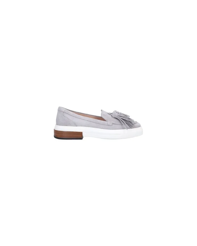 TOD'S SCHUHE - Mokassinsauf YOOX.COM Hellgrau