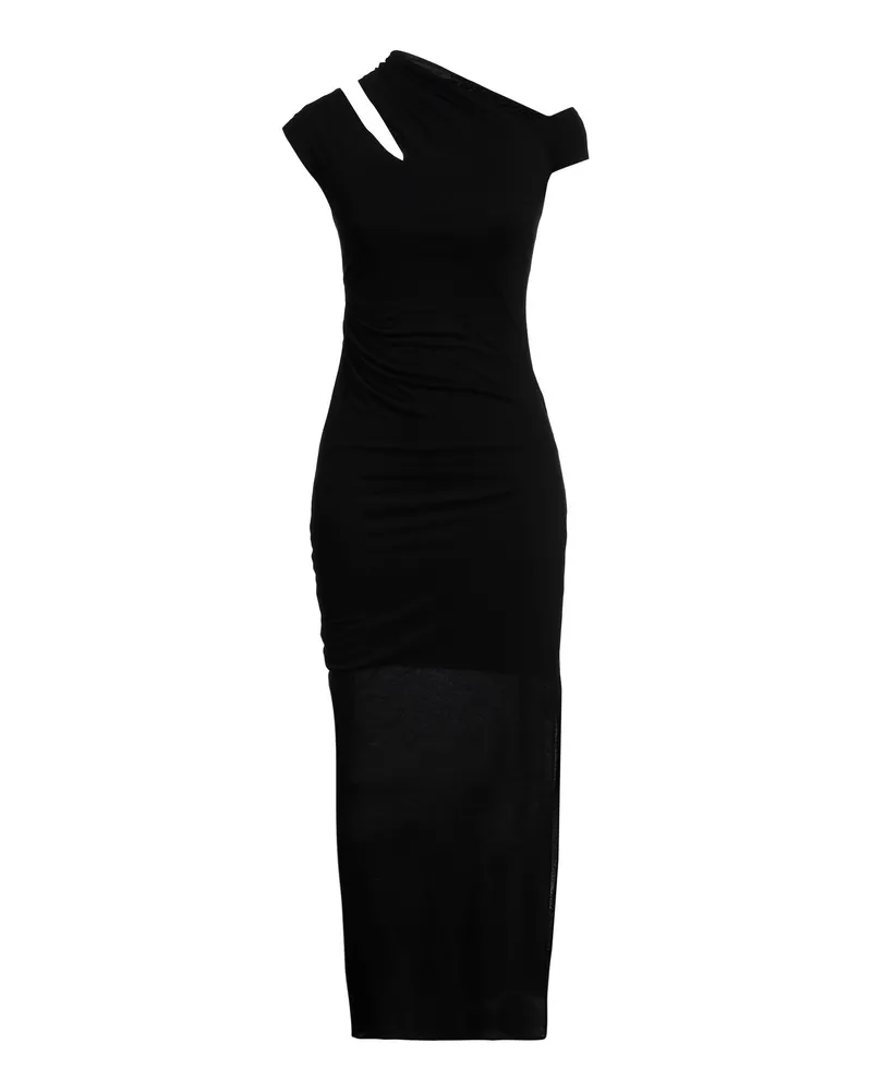 Helmut Lang Maxi-Kleid Schwarz