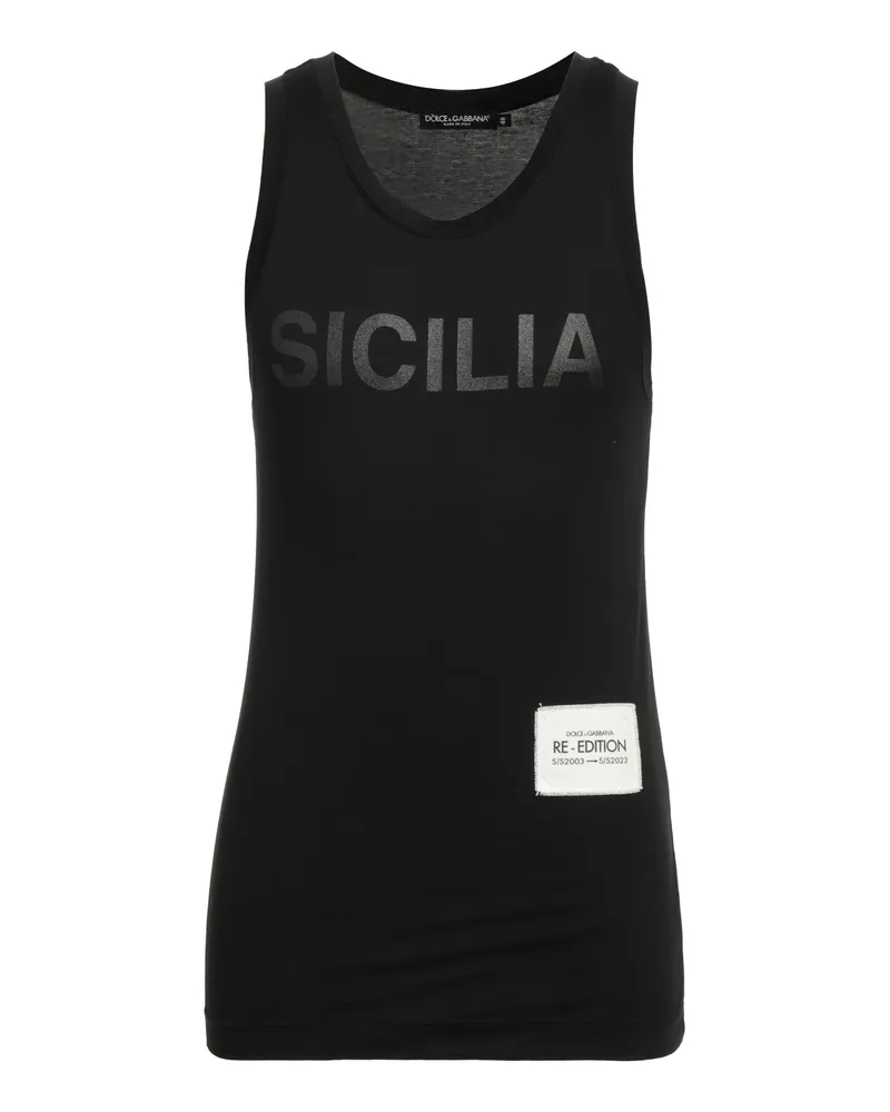 Dolce & Gabbana Tank Top Schwarz