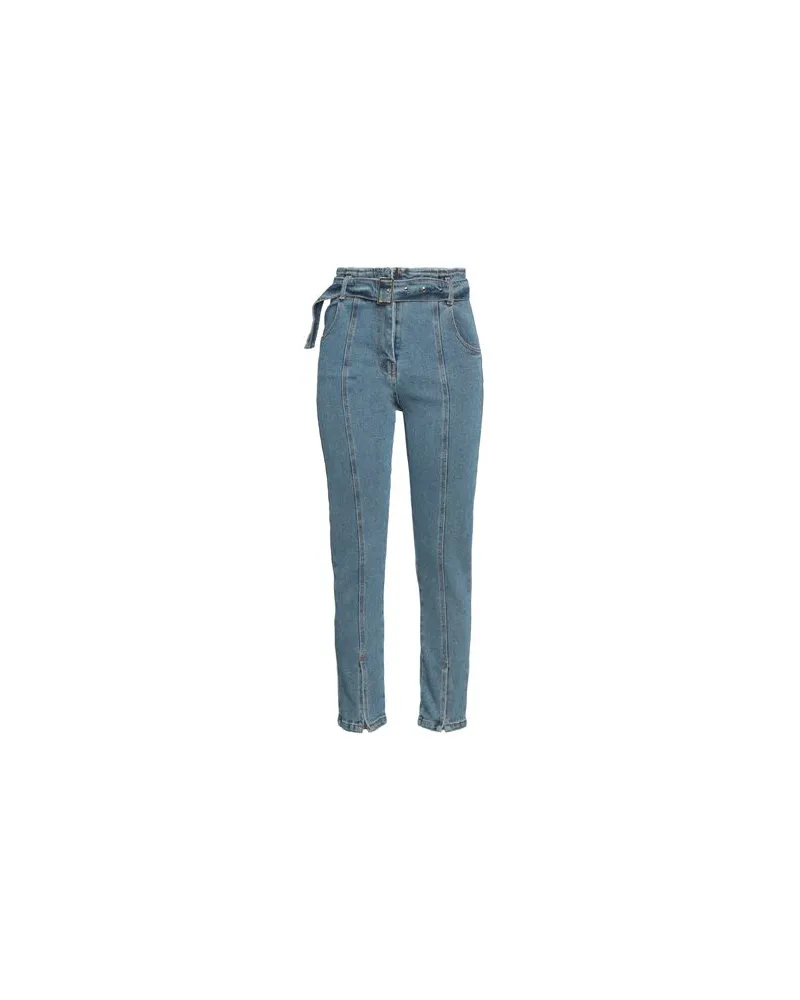 Simona Corsellini HOSEN & RÖCKE - Jeanshosenauf YOOX.COM Blau
