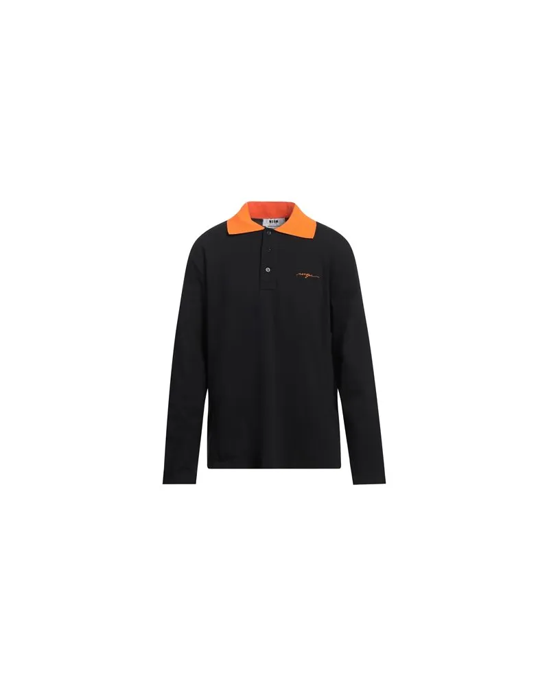 MSGM TOPS - Poloshirtsauf YOOX.COM Schwarz
