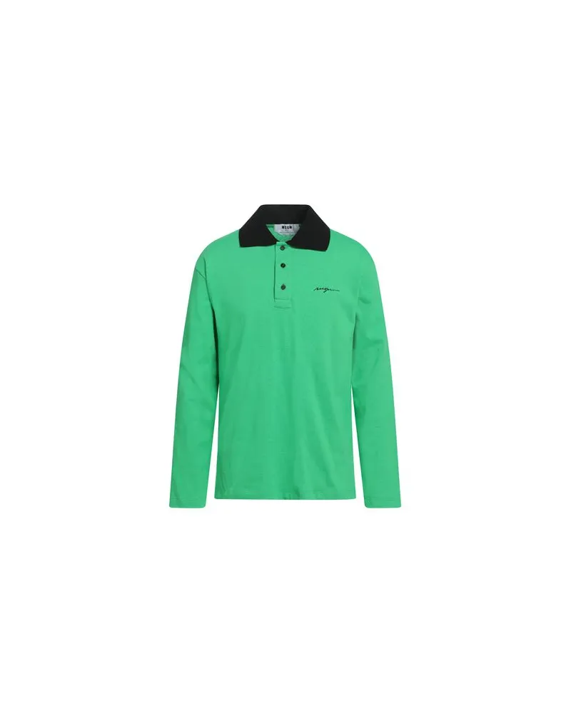 MSGM TOPS - Poloshirtsauf YOOX.COM Grün
