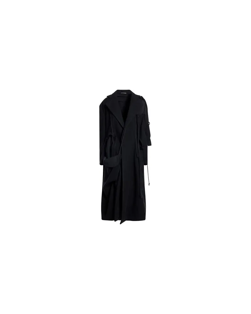 Yohji Yamamoto JACKEN & MÄNTEL - Mäntelauf YOOX.COM Schwarz