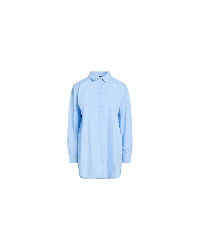 Armani Exchange TOPS - Hemdenauf YOOX.COM Hellblau