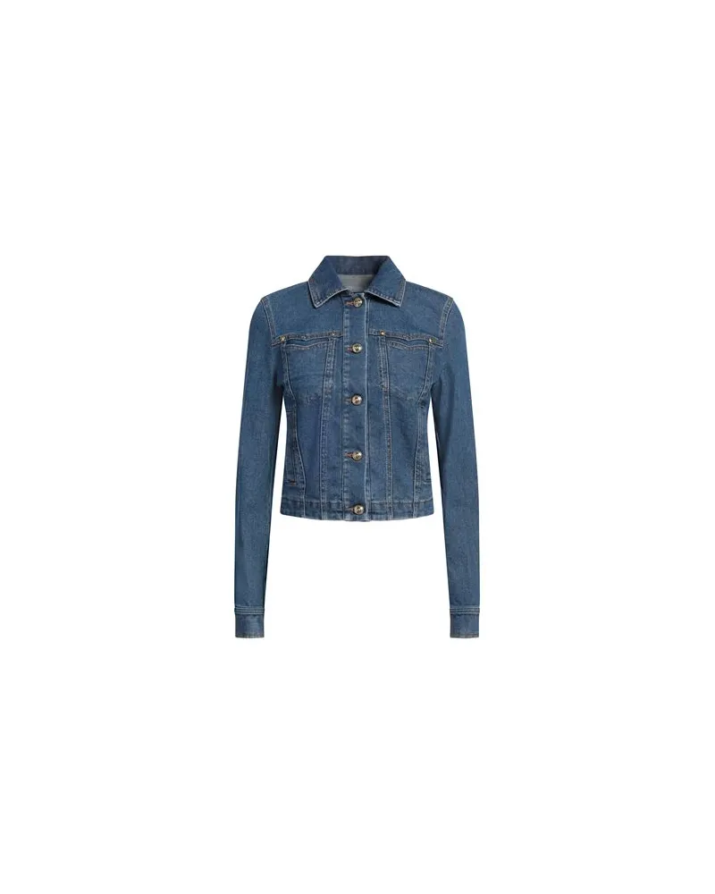 Versace Jeans JACKEN & MÄNTEL - Jeansjacken/Mäntelauf YOOX.COM Blau