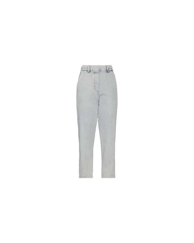 ALYSI CRÈME - HOSEN & RÖCKE - Jeanshosenauf YOOX.COM Blau