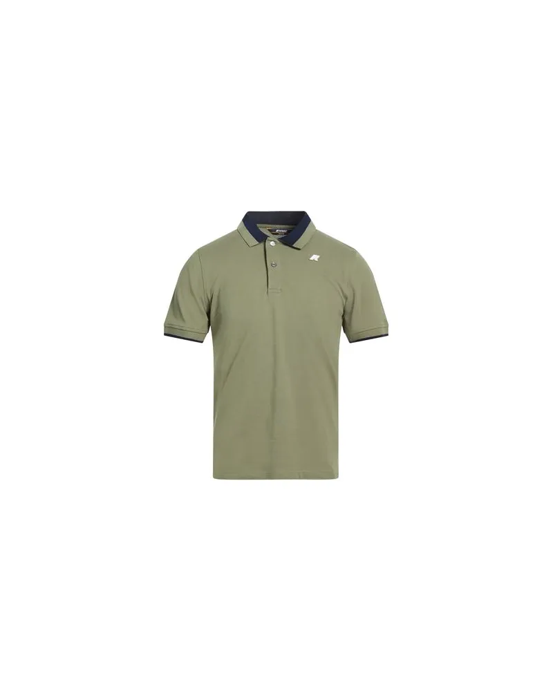 K-Way TOPS - Poloshirtsauf YOOX.COM Salbeigrün