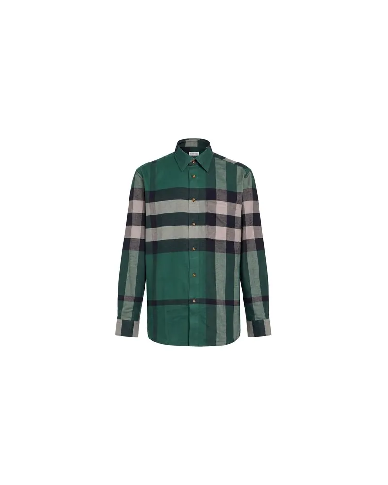 Burberry TOPS - Hemdenauf YOOX.COM Dunkelgrün