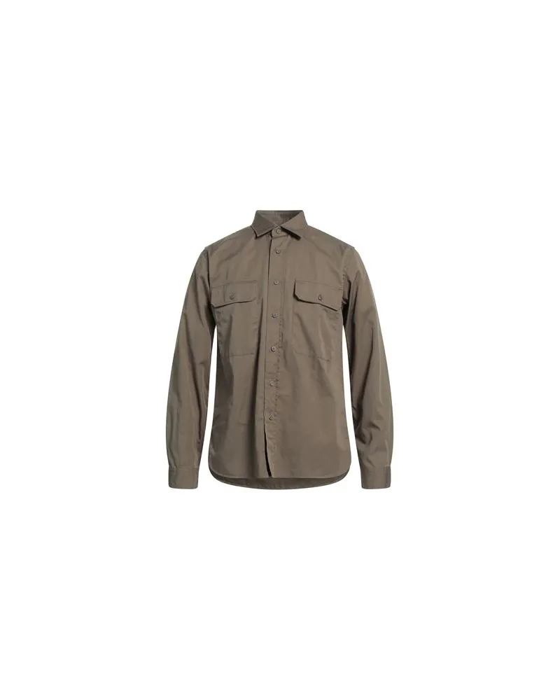 XACUS TOPS - Hemdenauf YOOX.COM Militärgrün