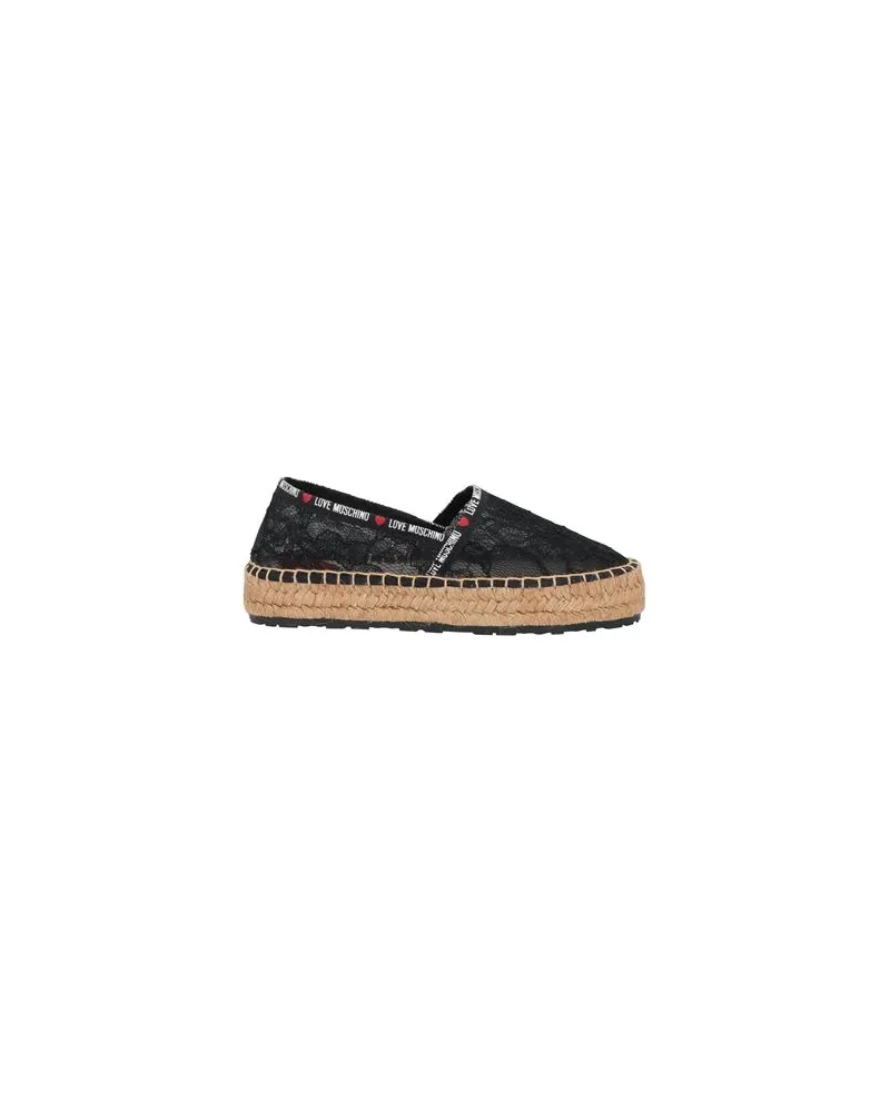Moschino SCHUHE - Espadrillesauf YOOX.COM Schwarz