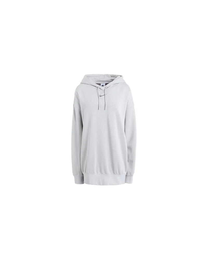 Nike ESSENTAL FLEECE HOODIE  - TOPS - Sweatshirtsauf YOOX.COM Hellgrau