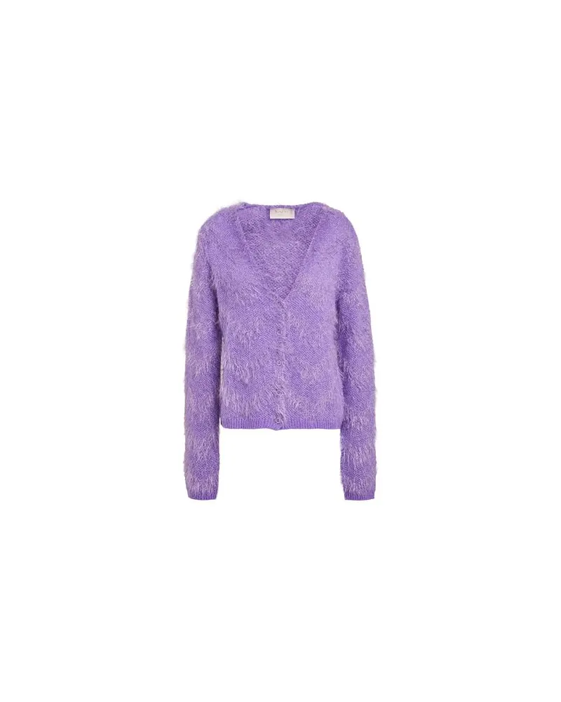 Kaos STRICKWAREN - Strickjackenauf YOOX.COM Violett